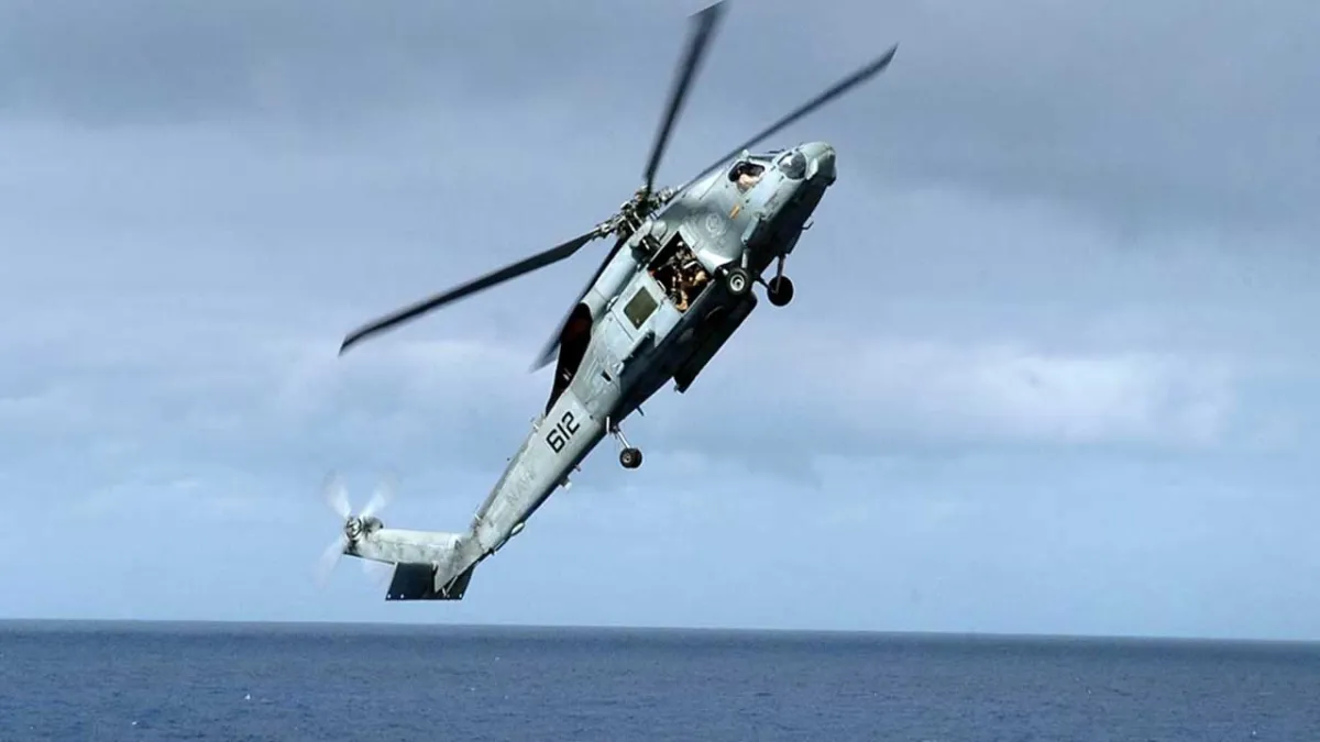 ABD Donanması’na ait helikopter Çin Denizi’ne düştü haberinin görseli