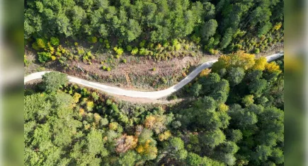İzmir’deki Ovacık Yaylası sonbahar renklerine büründü