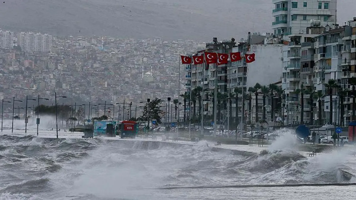 İzmir için fırtına uyarısı: O saatlere dikkat haberinin görseli