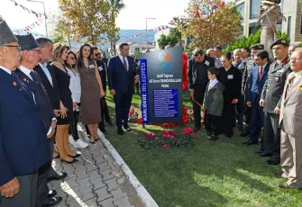 Şehit Teğmen Ali Emre Fırıncıoğulları’nın adı Narlıdere’de ölümsüzleşti