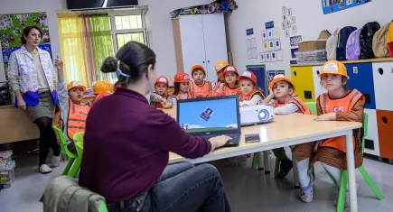 Yuvamız İzmir’de çocuklara sağlık ve güvenlik bilinci kazandırılıyor