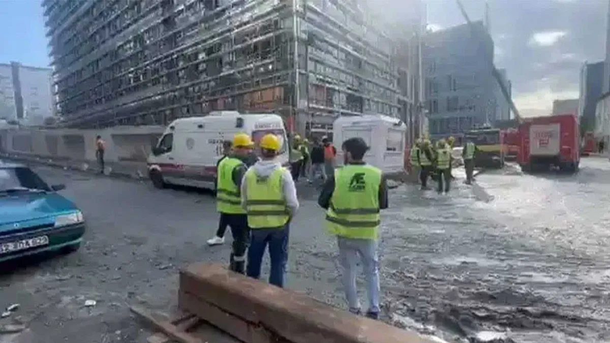 Bahçelievler'de inşaatın yük asansörü düştü: 4 yaralı haberinin görseli
