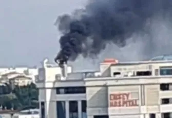 İstanbul'da özel hastanede yangın!