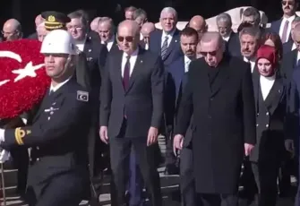 Cumhuriyet’in 102. yılında Anıtkabir’de tören