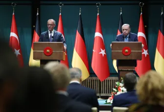 Cumhurbaşkanı Erdoğan, Almanya Başbakanı Merz ile görüştü