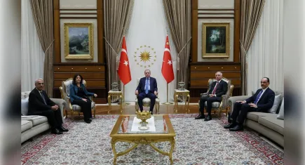 Cumhurbaşkanı Erdoğan, DEM Parti heyetini kabul etti