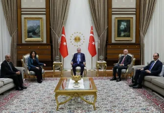 Cumhurbaşkanı Erdoğan, DEM Parti heyetini kabul etti