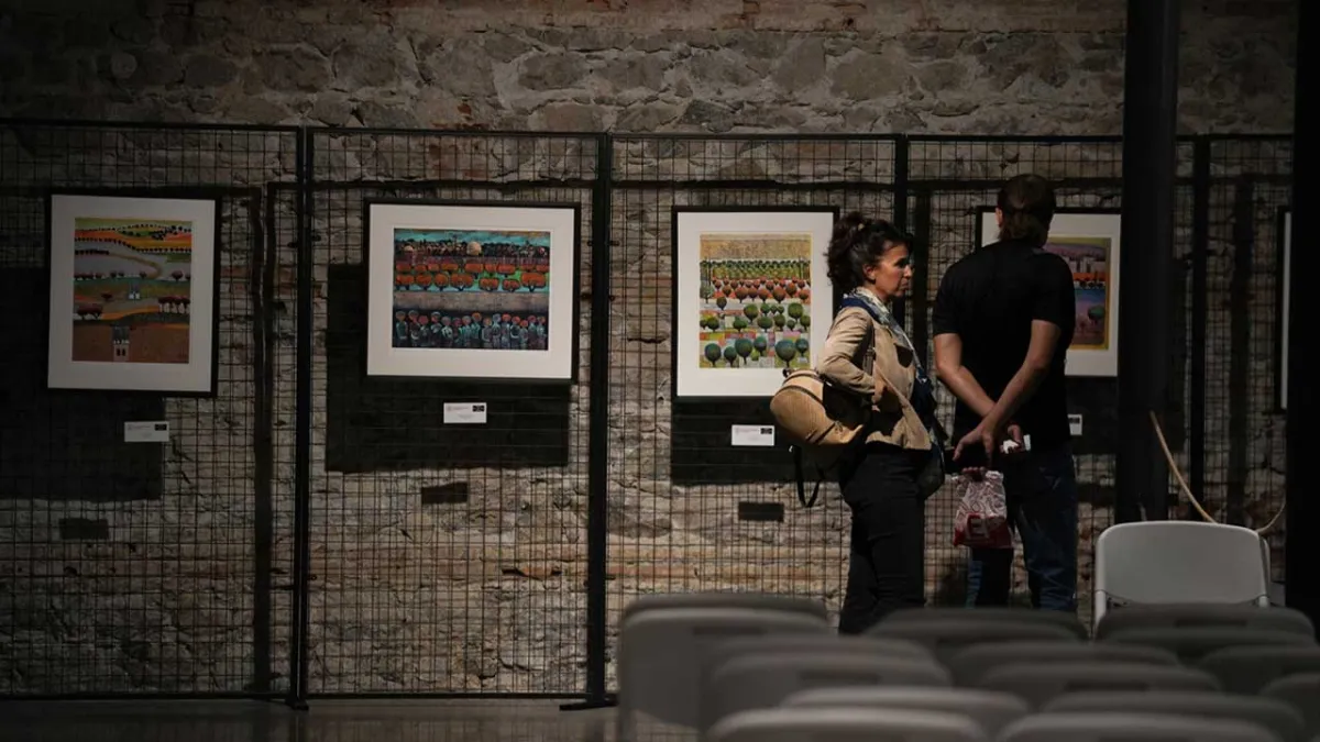 Filistinli Sanatçıların Eserleri İzmir’de sanatseverlerle buluştu haberinin görseli