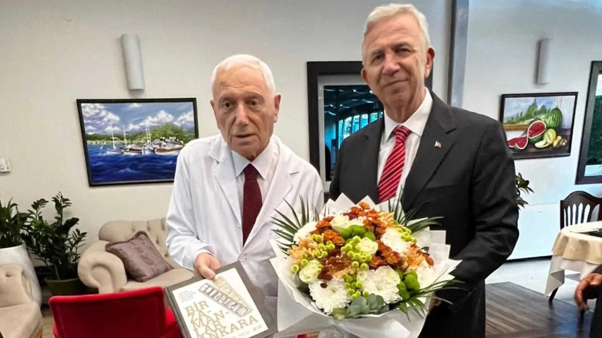 Mansur Yavaş'tan Mehmet Haberal'a ziyaret haberinin görseli