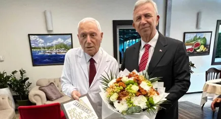 Mansur Yavaş'tan Mehmet Haberal'a ziyaret