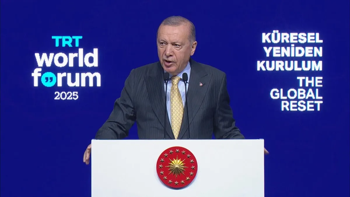 Cumhurbaşkanı Erdoğan: İsrail zalimdir haberinin görseli