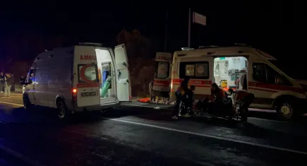 Uşak'ta karı kocayı hayattan kopartan kaza!