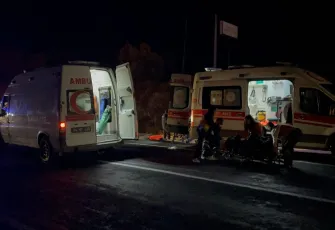 Uşak'ta karı kocayı hayattan kopartan kaza!