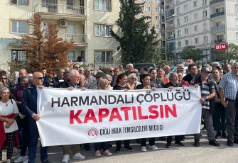 Çiğli, Harmandalı Katı Atık Tesisi’nin kapatılması için yürüdü