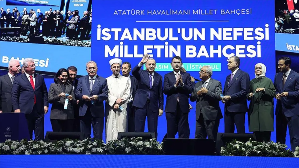 Cumhurbaşkanı Erdoğan’dan Atatürk Havalimanı Millet Bahçesi paylaşımı haberinin görseli