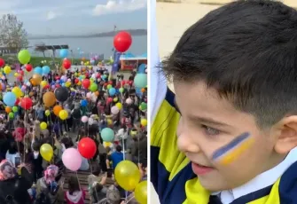 Balonlar lösemiyle mücadeleyi kazanan 5 yaşındaki Emin Efe için gökyüzüne bırakıldı