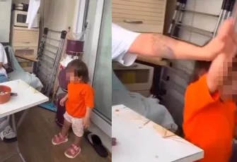 Çocuğuna davranışı tepki çekmişti: Anne çocukla yurt dışına çıkmış