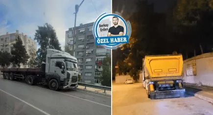 Mahalle tır garajına döndü: Vatandaş çözüm istiyor