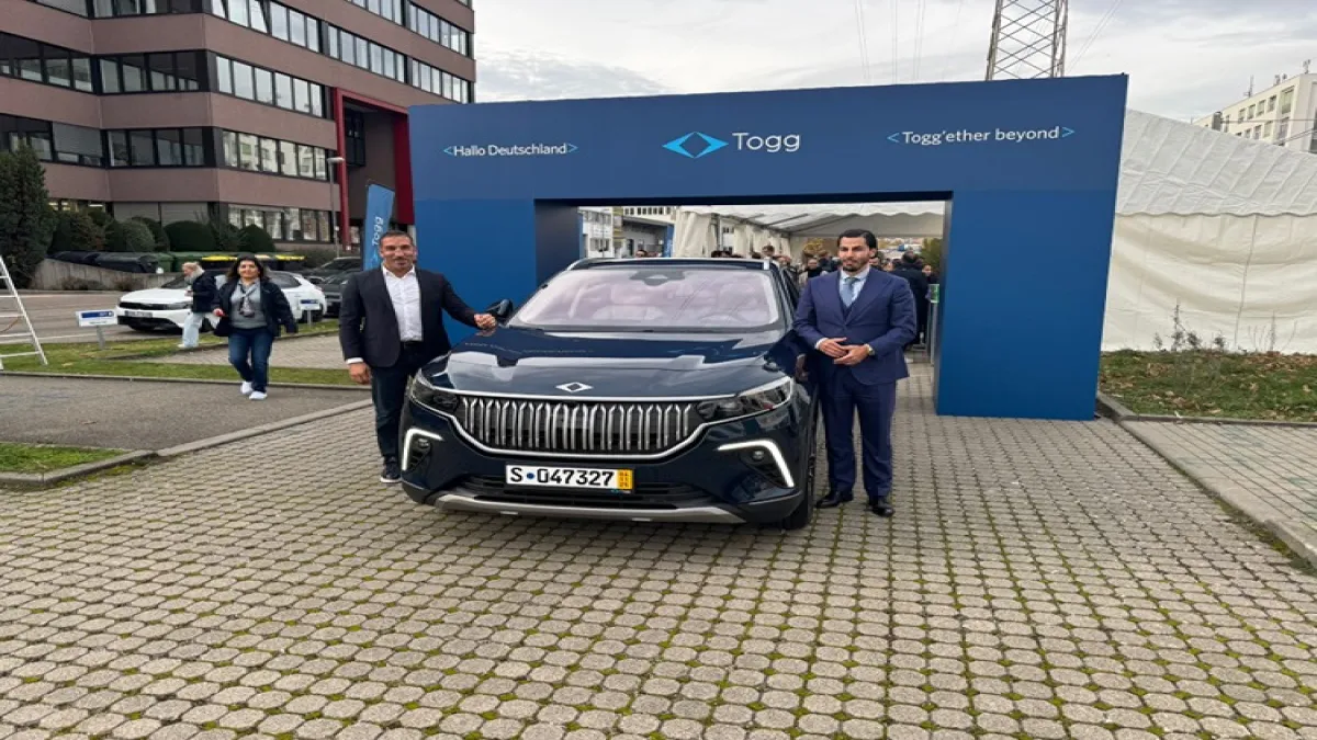 TOGG’un Almanya’daki İlk Teslimatında “1961” Sürprizi haberinin görseli