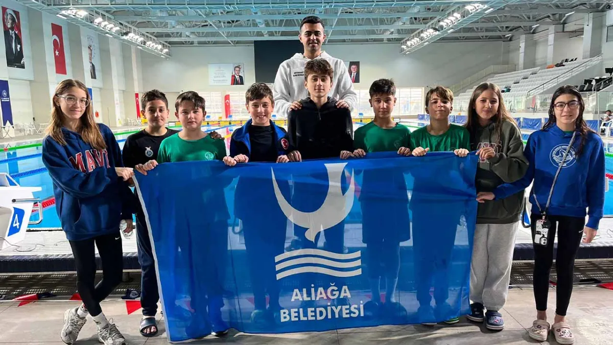 Aliağalı yüzücüler Türkiye Finalleri’ne gidiyor haberinin görseli