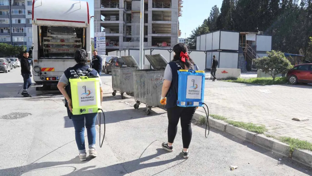 Bayraklı'da temizlik seferberliği haberinin görseli