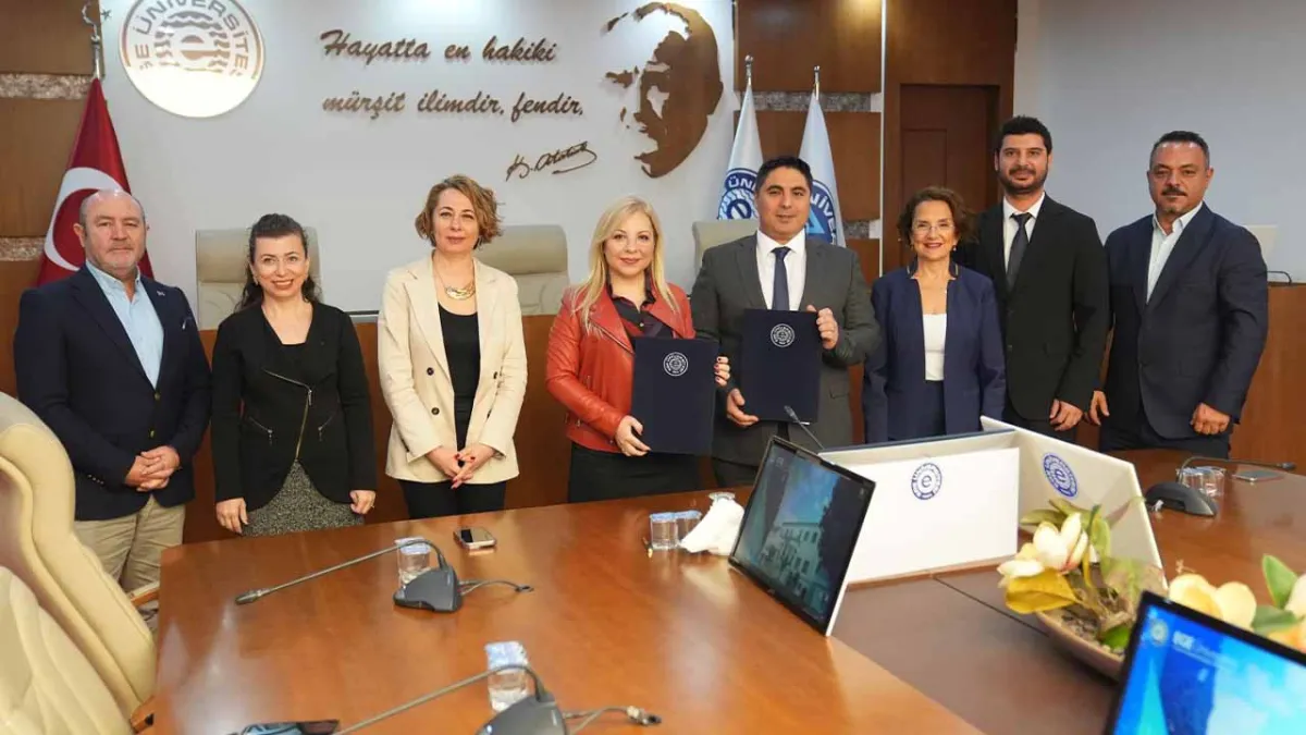 Ege Üniversitesi ile sanayi iş birlikleri devam ediyor: Moltek ile protokol imzalandı haberinin görseli