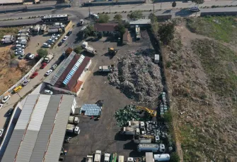 İzmir’de kentsel dönüşüm alanına çöp dökülmesine tepki