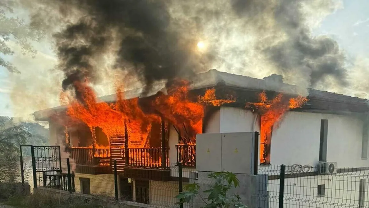 Muğla'da dehşet anları: Ev yakan saldırgan, 2 jandarmayı bıçakla yaraladı haberinin görseli