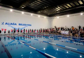 Aliağa, İzmir’de su sporlarının kalbi oldu