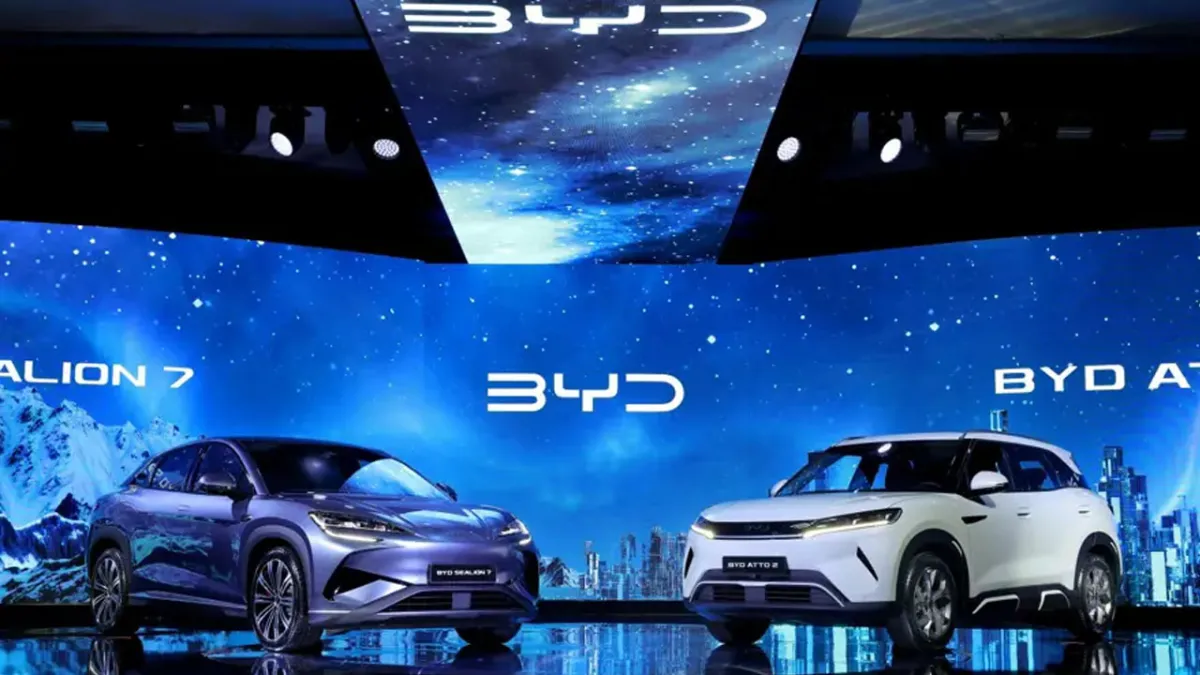 BYD’den Türkiye’ye iki yeni model: SEALION 7 ve ATTO 2 yolda haberinin görseli