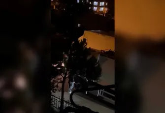 Çöp kamyonu şoförüne levyeli saldırı!