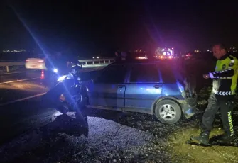 İstanbul- İzmir seferini yapan yolcu otobüsü kazaya karıştı!