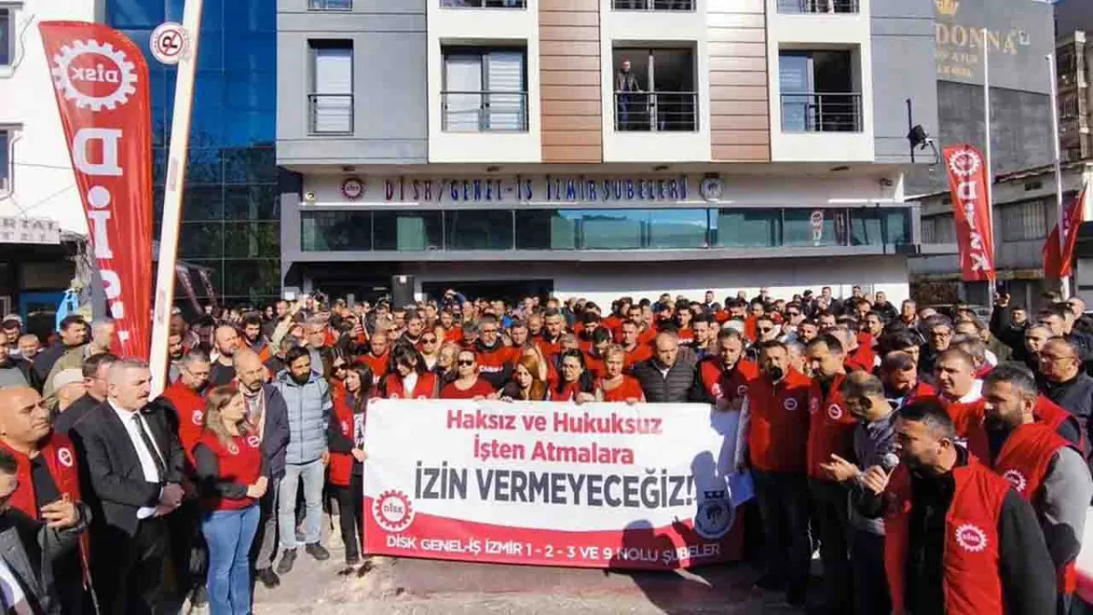 İzmir’de eylem kıvılcımı yeniden alev aldı: DİSK eyleme hazırlanıyor  haberinin görseli