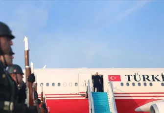 Cumhurbaşkanı Erdoğan, Azerbaycan'ın başkenti Bakü'ye gitti