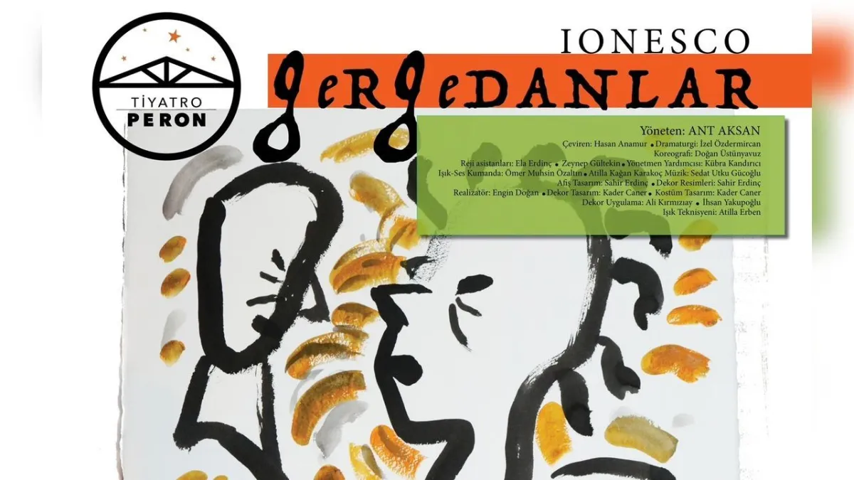 Ionesco’nun absürt klasiği ‘Gergedanlar’ İzmir’de sahneye çıkıyor haberinin görseli