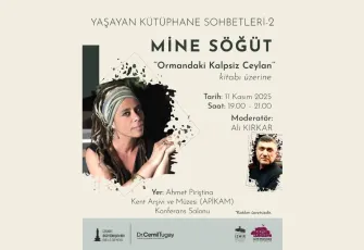 İzmir’de edebiyat dolu akşam: Mine Söğüt “Yaşayan Kütüphane Sohbetleri”nde okurlarla buluşacak