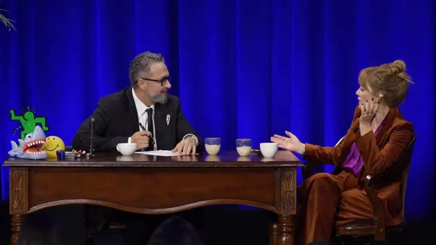 Demet Evgar’dan Tamer Karadağlı yorumu: Tüm salon sessizliğe büründü haberinin görseli