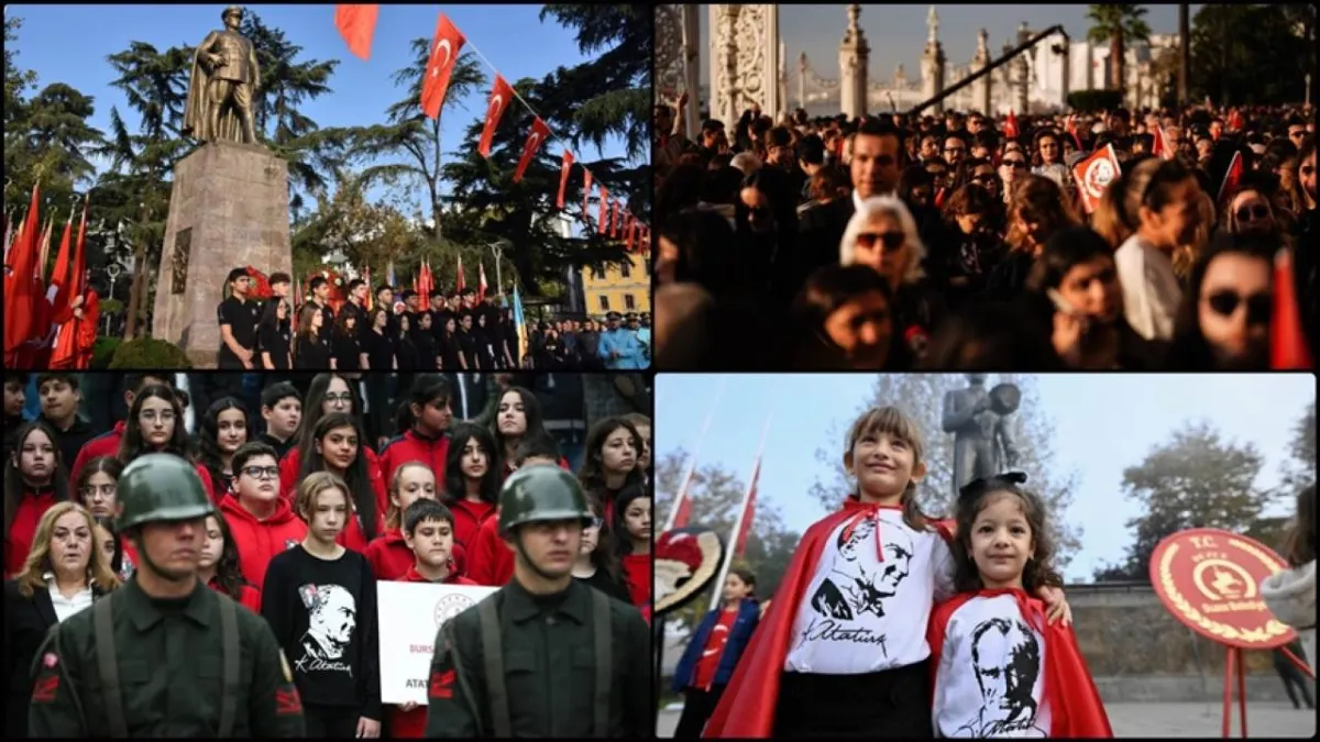 Gazi Mustafa Kemal Atatürk ebediyete intikalinin 87. yılında yurt genelinde anıldı  haberinin görseli