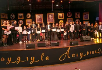 Güzelbahçe’nin Genç Şampiyonları Atatürk için sahnedeydi