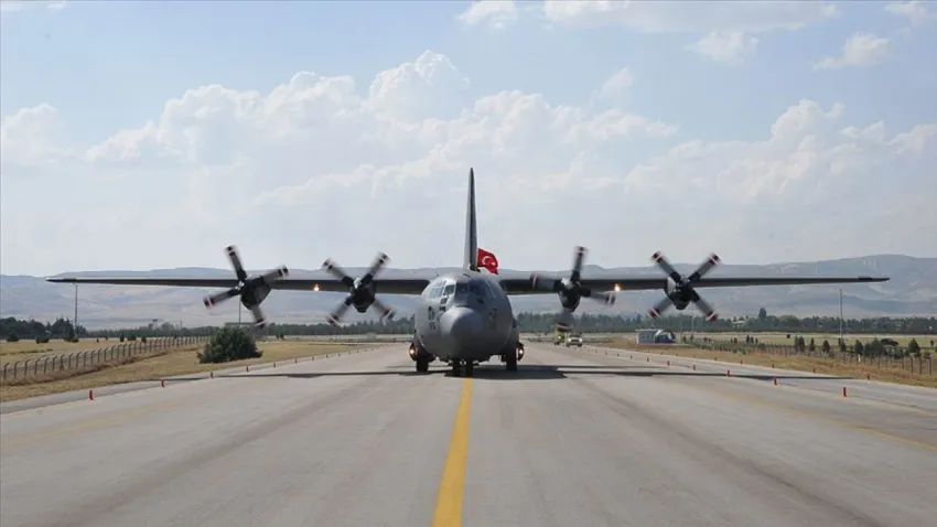 MSB: Azerbaycan'dan havalanan kargo uçağı Gürcistan'da düştü haberinin görseli