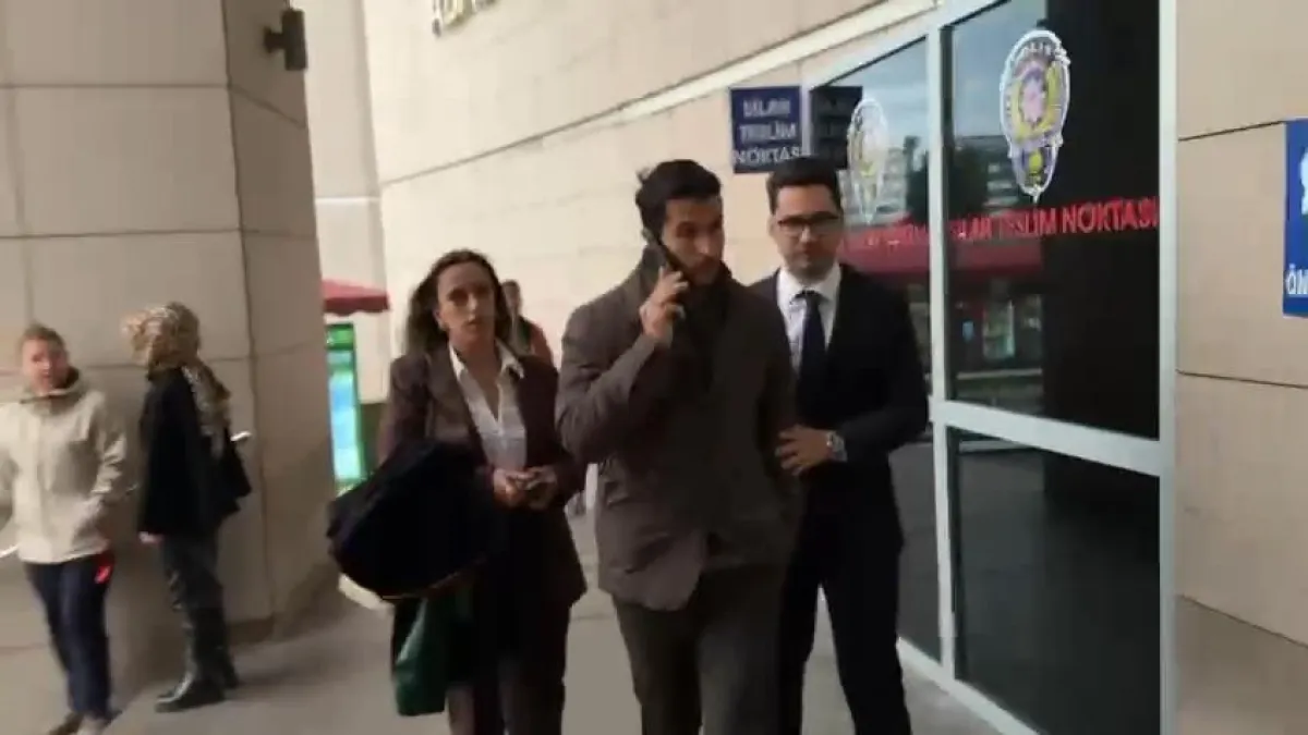Necip Uysal bahis iddialarına karşı suç duyurusunda bulunmak üzere adliyede haberinin görseli