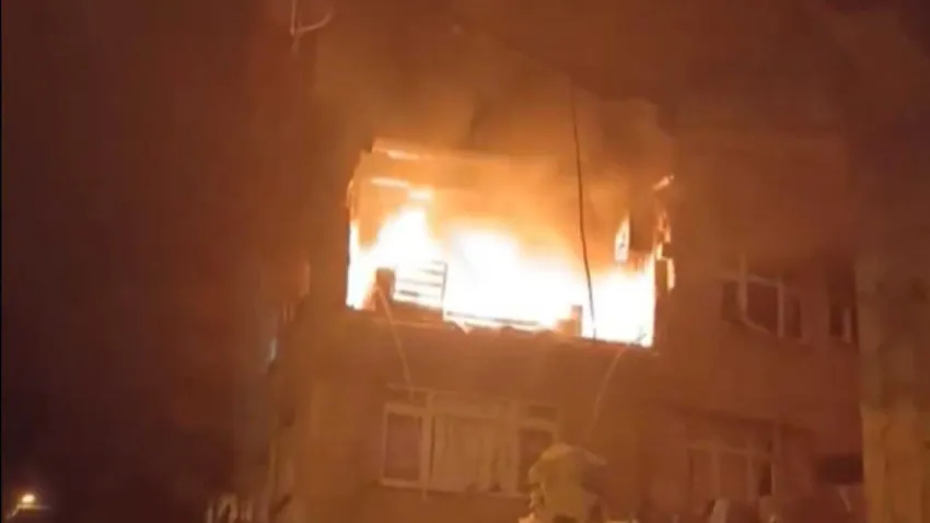 İstanbul Kağıthane'de patlama! haberinin görseli