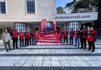 İZELMAN, İZENERJİ ve İZFAŞ çalışanları haklarını istiyor