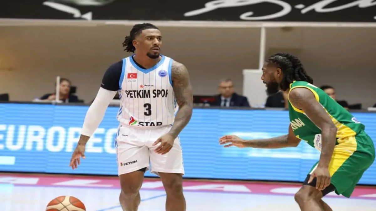 Aliağa Petkimspor'dan AEK'ya 43 sayı fark haberinin görseli