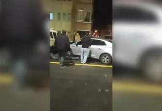 Babasına ait otomobille kazaya karışan evlat babasının verdiği tepkiye şok oldu!