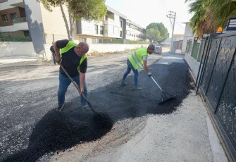 Gaziemir’de yol yenileme seferberliği devam ediyor