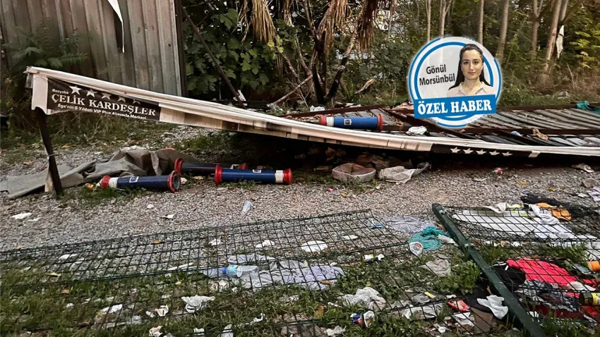 Karabağlar’ın göbeğinde tehlike saçan hayalet alan