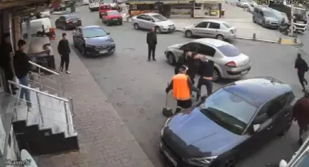 Stajyerin babası işletme sahibine saldırdı!