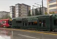 Tramvaya yıldırım isabet etti, yolcular tahliye edildi