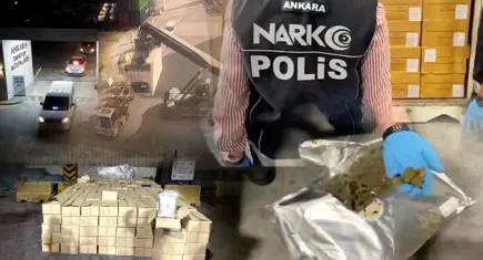 Derince Limanı'nda 1 Ton 508 kilogram yasaklı madde ele geçirildi